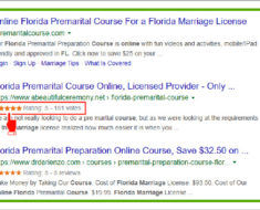 Review Star Ratings Showing in Search Results